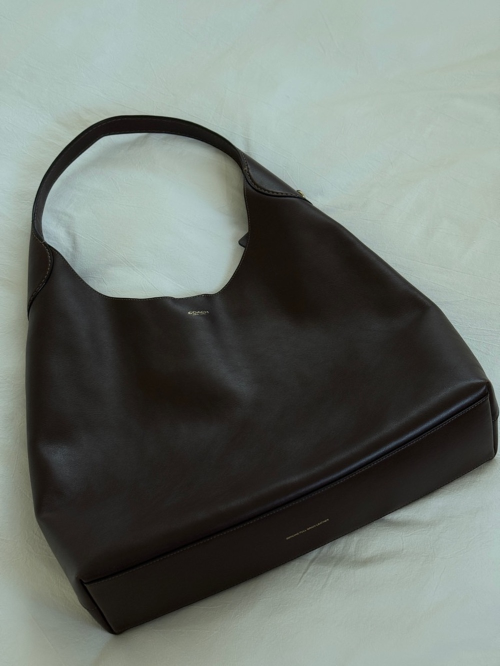 Coach Brooklyn Maple Brown Leather Shoulder Bag 39